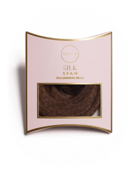 BELLAMI Silk Seam 50g 16" Volumizing Weft Chocolate Brown (4)