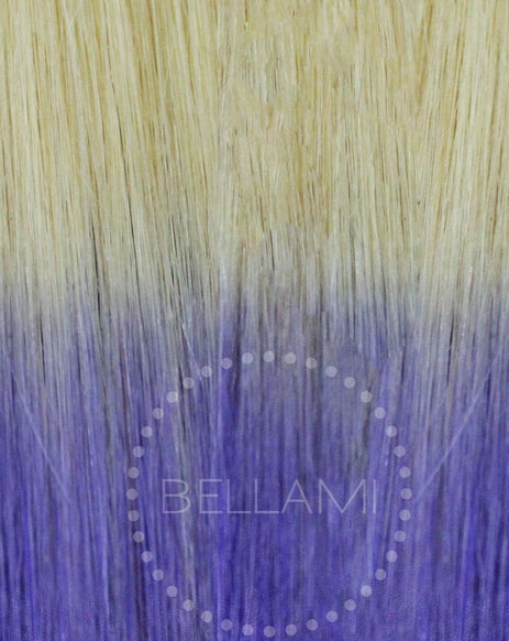 BELLAMI 220g 22" Ombre #60 - Ash Blonde / Lavender Hair Extensions