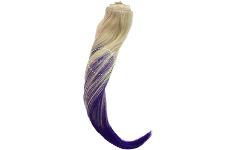 BELLAMI 220g 22" Ombre #60 - Ash Blonde / Violet Hair Extensions