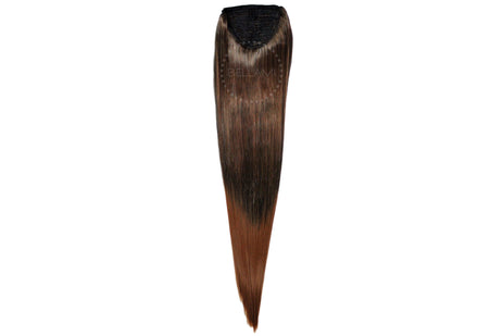 Faux Wrap Ponytail Extension 160g 20" Caramel Swirl (1B/6)