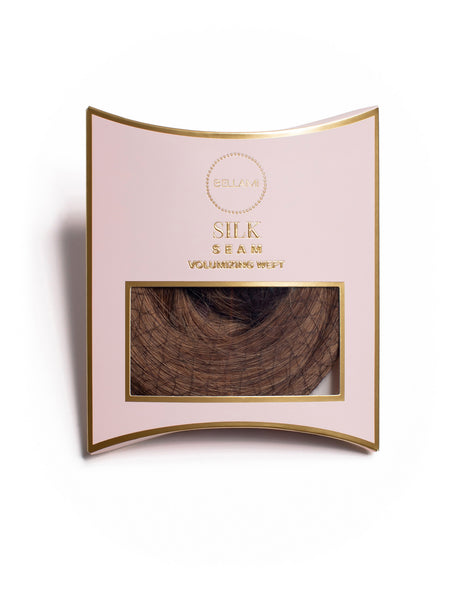 BELLAMI Silk Seam 50g 16" Volumizing Weft Chestnut Brown (6)