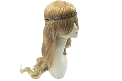 Braided Hairband Ash Brown (8)