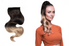 BELLAMI It's A Wrap Ponytail Extension 20" 100g  Balayage Dark Brown and Dirty Blonde (#2/#18)