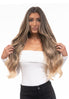BELLAMI Silk Seam 180g 20" Warm Brown/Honey Blonde Ombre (17/24) Hair Extensions