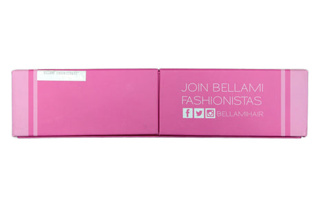BELLAMI 220g 22" Ombre #6 - Chestnut Brown / Pastel Pink Hair Extensions
