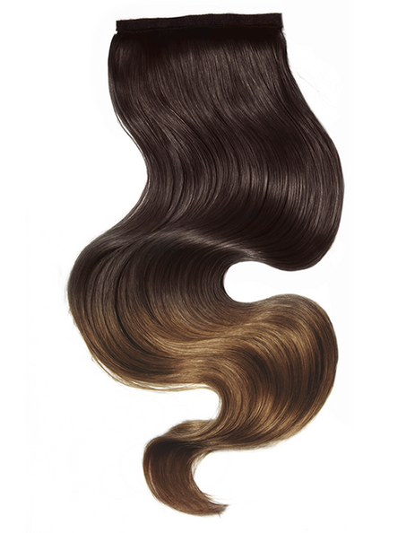 BELLAMI It's A Wrap Ponytail Extension 20" 100g  Balayage Off Black and Chocolate Brown (#1B/#4)