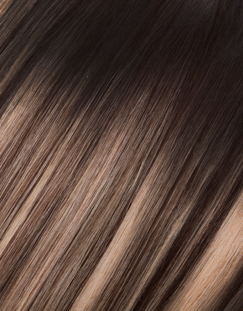 BELLAMI Silk Seam 240g 22" Dark Brown/Dirty Blonde (2/18) Hair Extensi