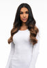 BELLAMI Silk Seam 140g 18" Dark Brown/Ash Brown Ombre (2/8) Hair Extensions