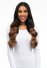 BELLAMI Silk Seam 180g 20" Dark Brown/Ash Brown Ombre (2/8) Hair Extensions