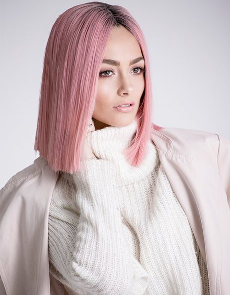 BELLAMI Pink Synthetic Wig Felicia 15" Straight