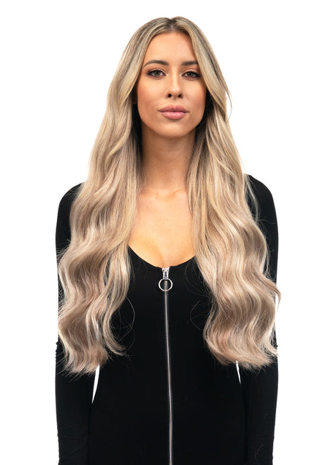 BELLAMI Silk Seam 180g 20" Ash Bronde Highlight (21/60/16) Hair Extensions