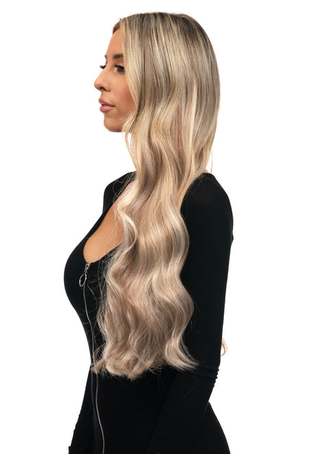 BELLAMI Silk Seam 180g 20" Ash Bronde Highlight (21/60/16) Hair Extensions