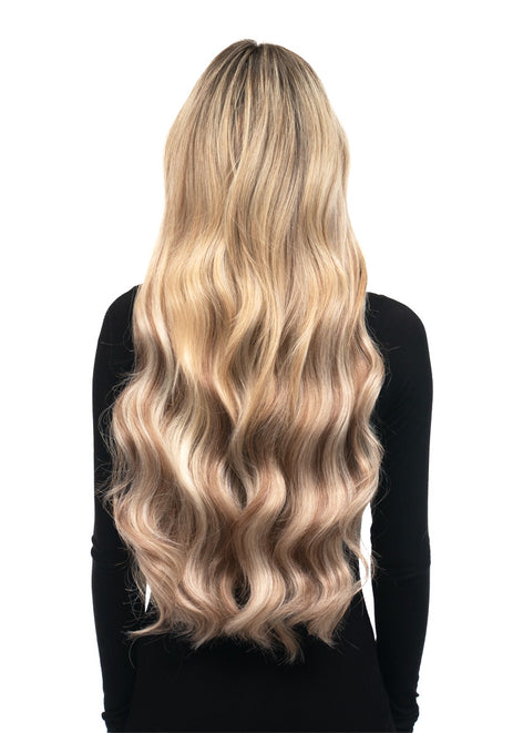 BELLAMI Silk Seam 240g 22" Ash Bronde Highlight (21/60/16) Hair Extensions