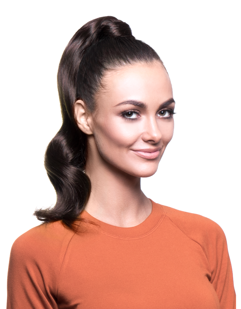 BELLAMI It's A Wrap Ponytail 16" 80g Mochachino Brown (#1C)