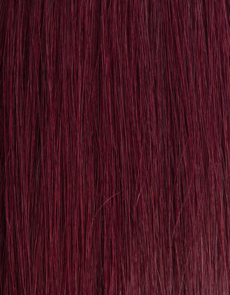 BELLAMI Silk Seam 50g 18" Volumizing Weft Straight Mulberry Wine