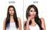 Side Swept Clip In Bangs Off Black (1B)