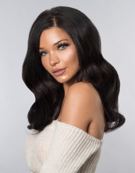 BELLAMI BELL AIR 16" 170g #1B OFF BLACK Hair Extensions