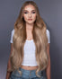 BELLAMI Silk Seam 360g  26" Caramel Blonde Marble Blend Hair Extensions