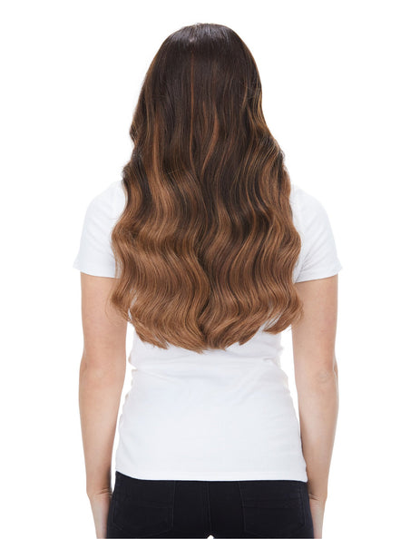 BELLAMI Silk Seam 240g 22" Almond Brown (7) Hair Extensions