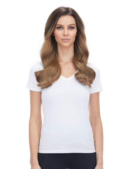 BELLAMI Silk Seam 140g 16" Ash Brown (8) Hair Extensions