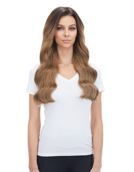 BELLAMI Silk Seam 240g 22" Ash Brown (8) Hair Extensions