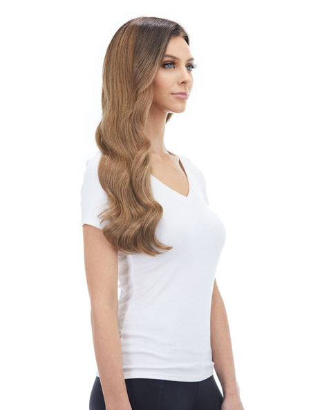 BELLAMI Silk Seam 240g 22" Ash Brown (8) Hair Extensions