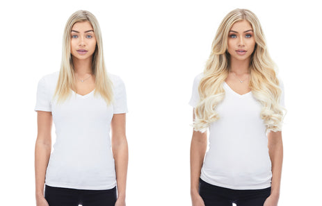 BELLAMI Silk Seam 140g 18" Platinum Blonde (80) Hair Extensions