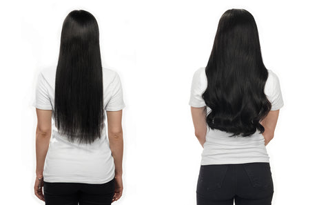 Piccolina 120g 18" Jet Black (1) Hair Extensions