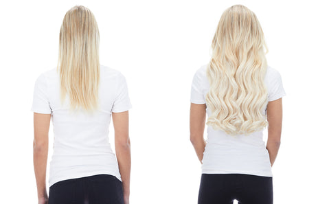 BELLAMI Silk Seam 180g 20" Platinum Blonde (80) Hair Extensions