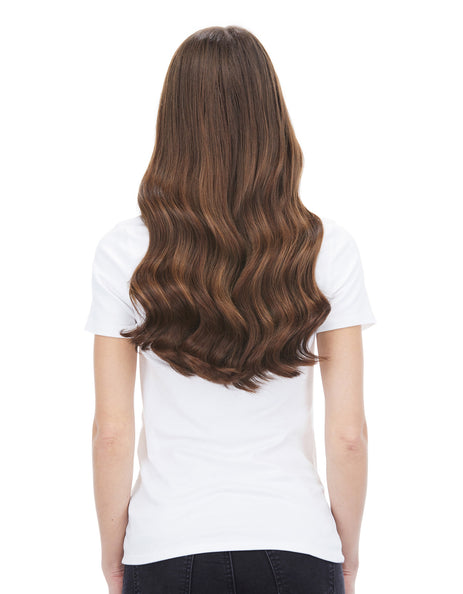 BELLAMI Silk Seam 140g 16" Chocolate Brown (4) Hair Extensions