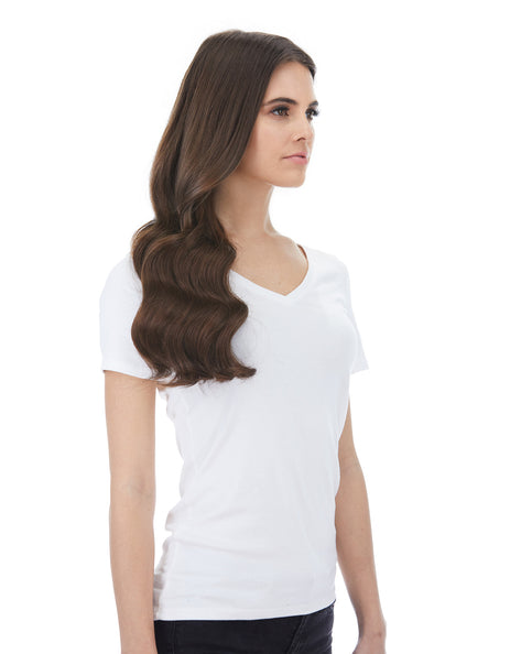 Piccolina 120g 18" Chocolate Brown (4) Hair Extensions