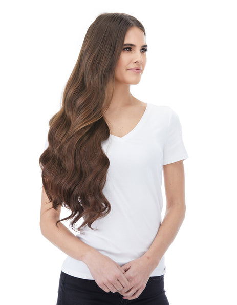 BELLAMI Silk Seam 360g 26" Chocolate Brown (4) Hair Extensions