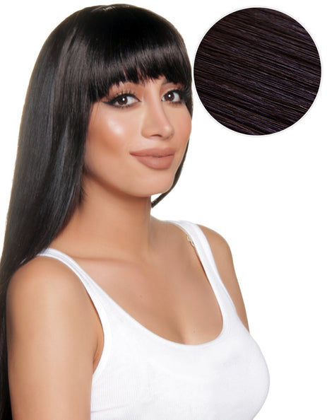 Cleopatra Clip In Bangs Off Black (1B)