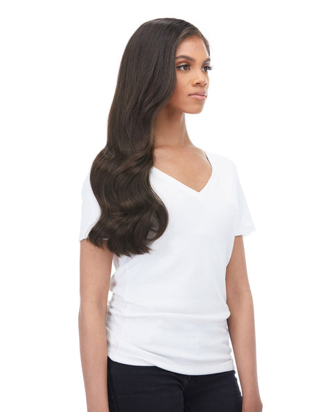 BELLAMI Silk Seam 140g 16" Dark Brown (2) Hair Extensions