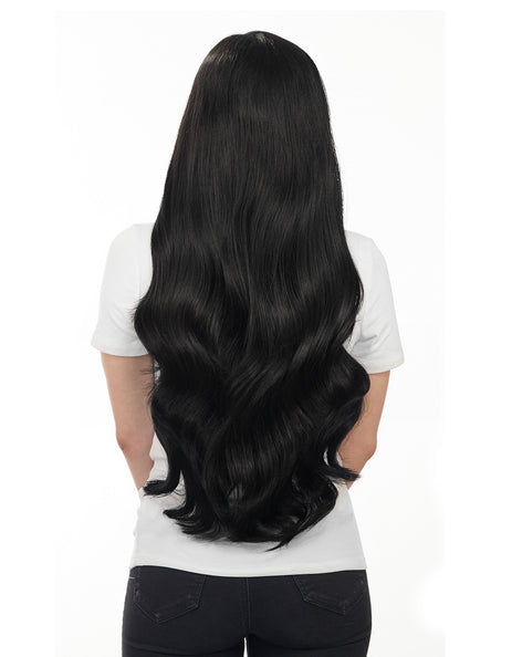 BELLAMI Silk Seam 360g 26" Jet Black (#1) Hair Extensions