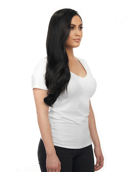 Piccolina 120g 18" Jet Black (1) Hair Extensions