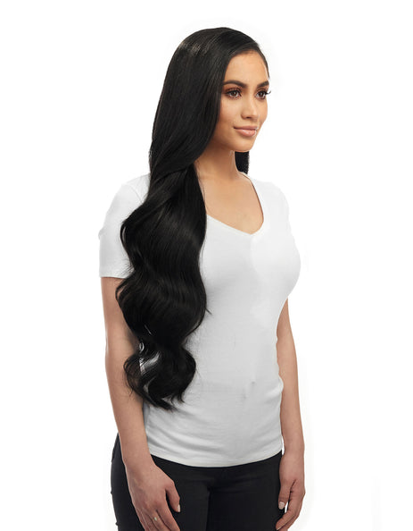 BELLAMI Silk Seam 360g 26" Jet Black (#1) Hair Extensions