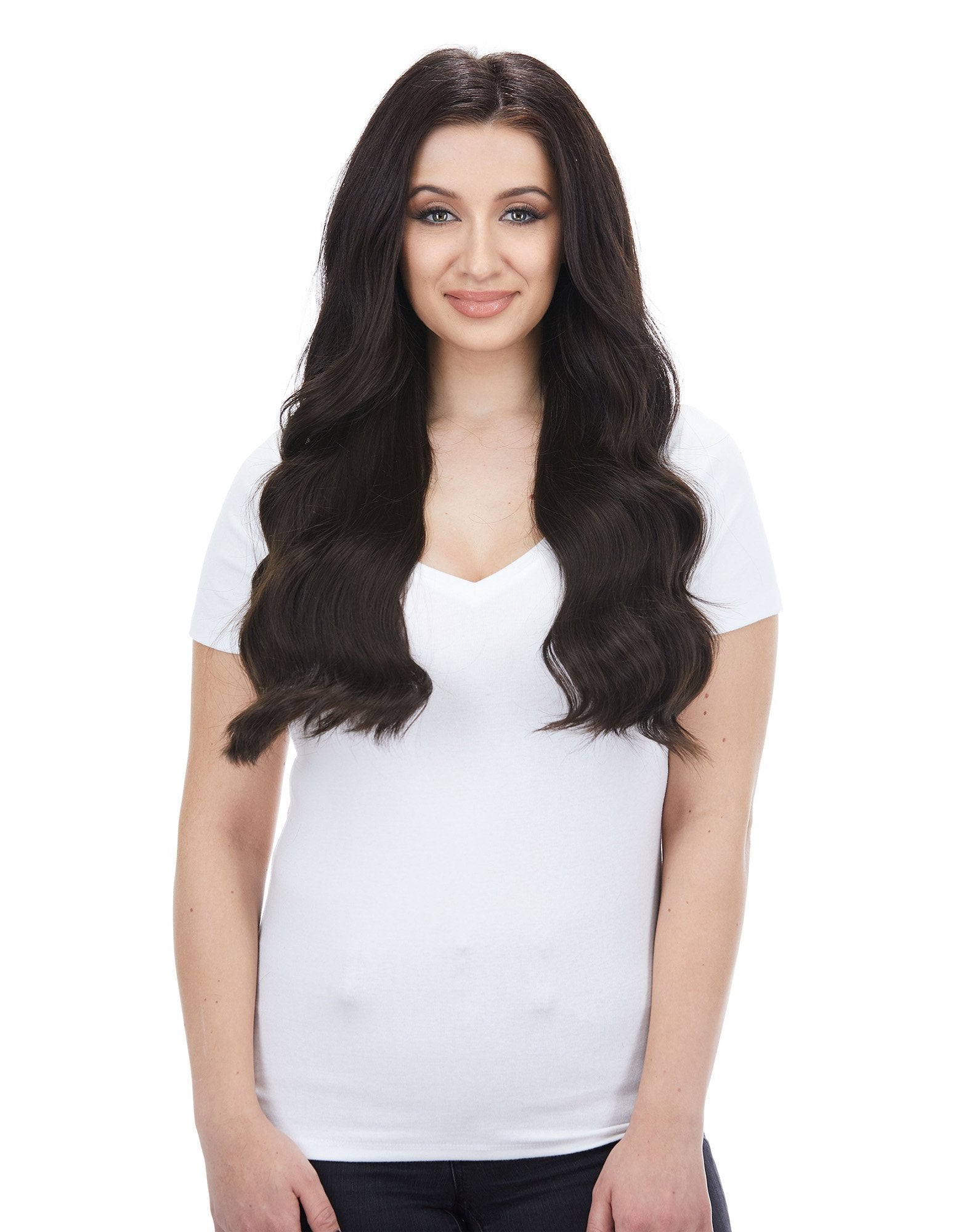 Maxima 260g 20" Mochachino Brown (1C) Hair Extensions BELLAMI