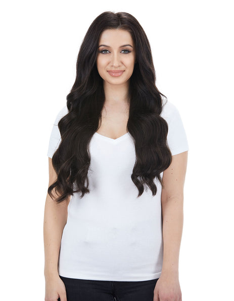 BELLAMI Silk Seam 240g 22" Mochachino Brown (1C) Hair Extensions