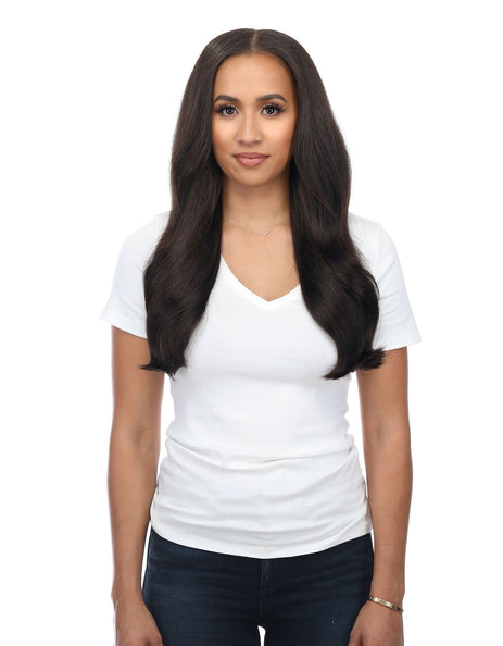 BELLAMI Silk Seam 140g 18" Off Black (1B) Hair Extensions