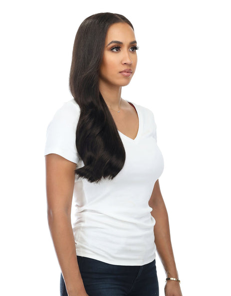 BELLAMI Silk Seam 140g 18" Off Black (1B) Hair Extensions