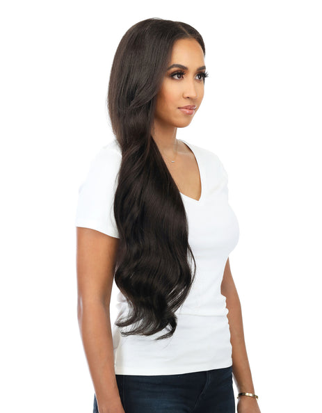 BELLAMI Silk Seam 360g 26" Off Black (1B) Hair Extensions