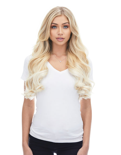 BELLAMI Silk Seam 140g 18" Platinum Blonde (80) Hair Extensions