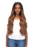 BELLAMI Silk Seam 260g 24" Rooted Off Black/Almond Brown (1B/7) Hair Extensions