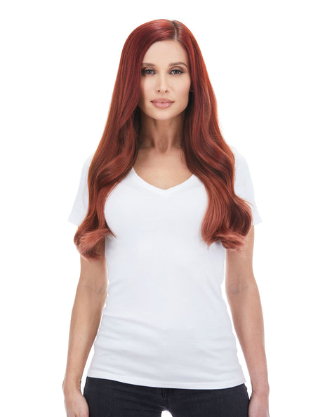 BELLAMI Silk Seam 140g 16" Vibrant Red (33) Hair Extensions