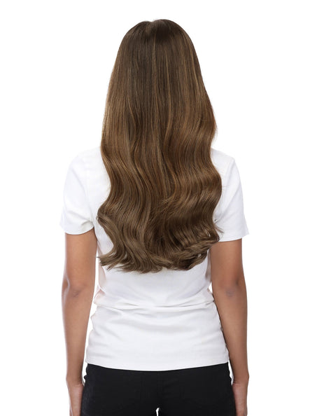 BELLAMI Silk Seam 140g 18" Walnut Brown (3) Hair Extensions