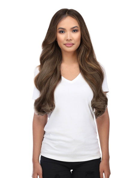 BELLAMI Silk Seam 240g 22" Walnut Brown (3) Hair Extensions