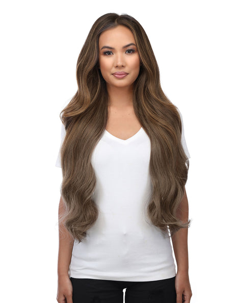 BELLAMI Silk Seam 360g 26" Walnut Brown (3) Hair Extensions