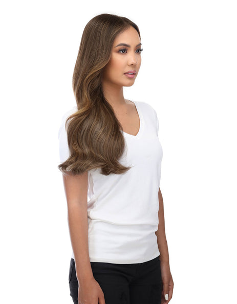 BELLAMI Silk Seam 140g 18" Walnut Brown (3) Hair Extensions